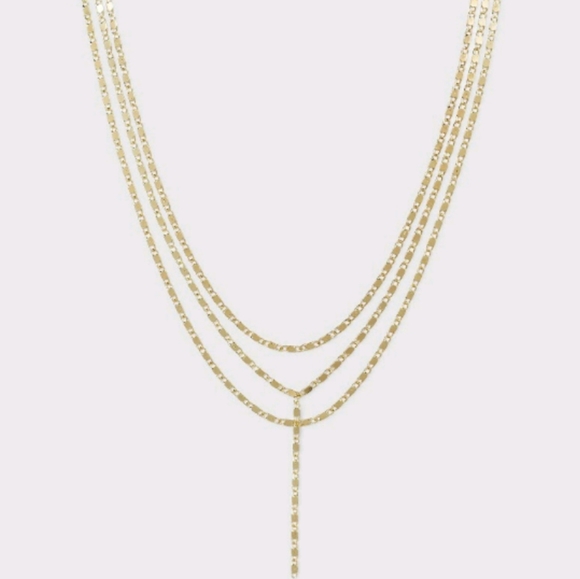 BaubleBar Jewelry - NWT Sugarfix by BaubleBar Layered Y-Chain Necklace
